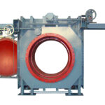 Electric slide gate valve
