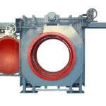 Electric slide gate valve